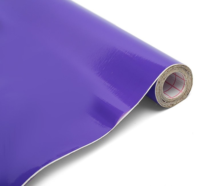 Пленка самоклеящаяся, фиолетовая, 0.45 х 3 м, 80 мкм ЦЕНА ЗА МЕТР
