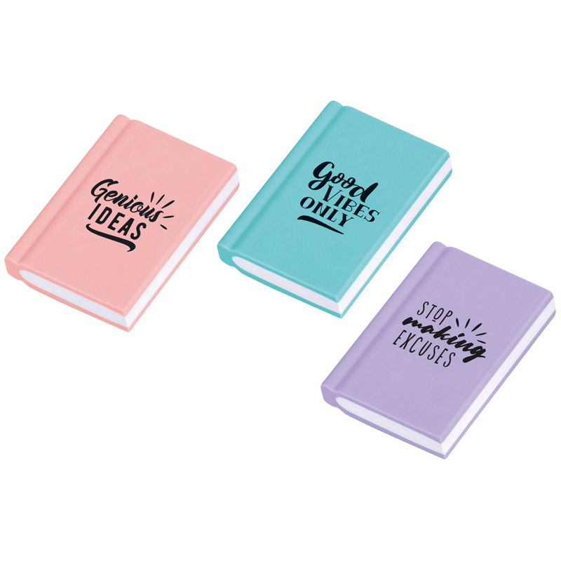Ластик Berlingo Notebook, термопластичная резина, цвета ассорти, 48*34*8мм Blc_00560