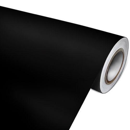 Пленка самоклеящаяся черная, ЦЕНА ЗА 1 МЕТР, 2027 0,45м х3м 80мкм 586488