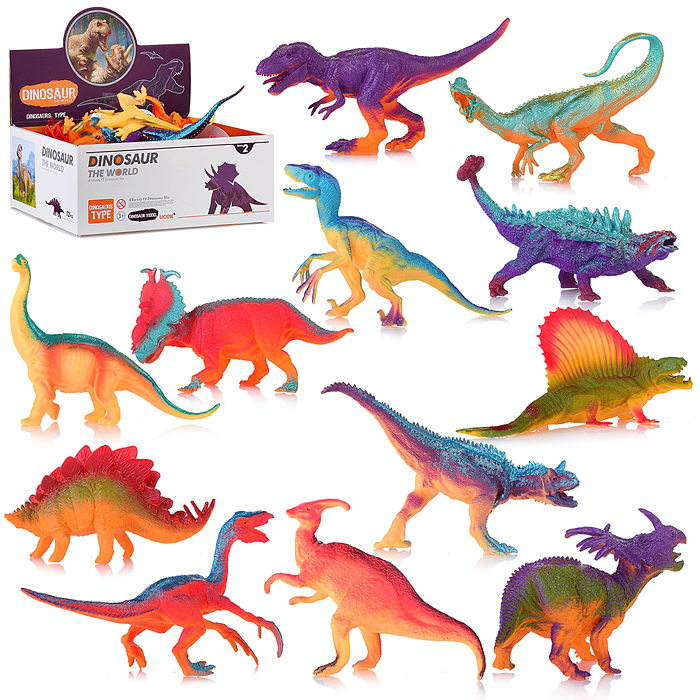 Набор животных "Динозавры" в коробке YX-K588-7