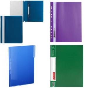 Скоросшиватели пластиковые