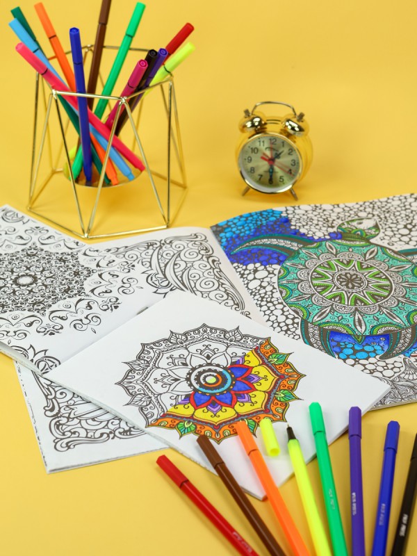 Набор ручек капиллярных (НР-4743) 12 цв, гексагональный корпус, d=0,4 мм