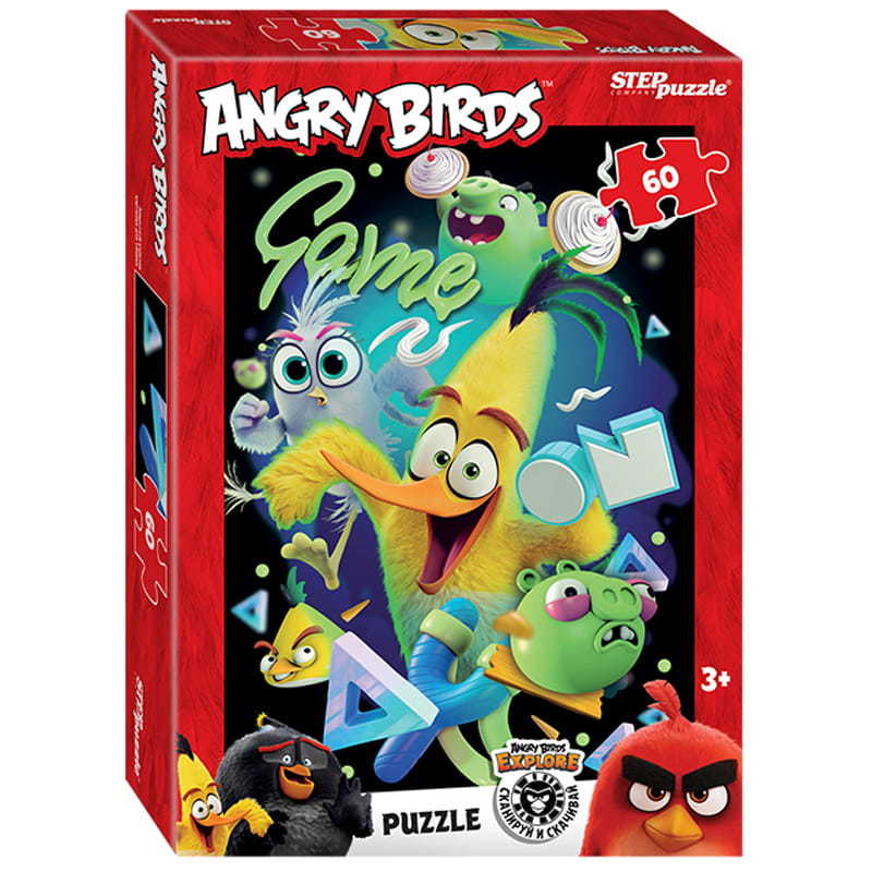 Пазл 60 эл. Step Puzzle "Angry Birds"
