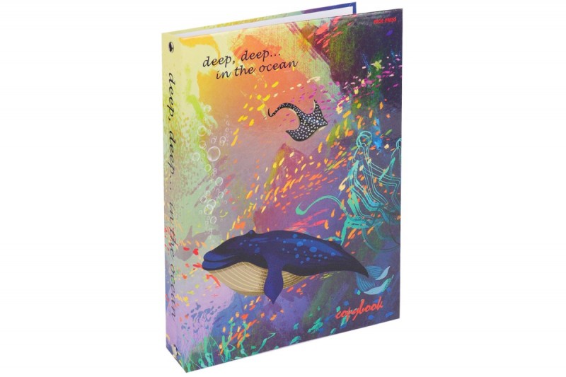 Тетрадь КЛЕТКА 160л. ГЛУБОКО В ОКЕАНЕ (160-2949) (на кольцах)