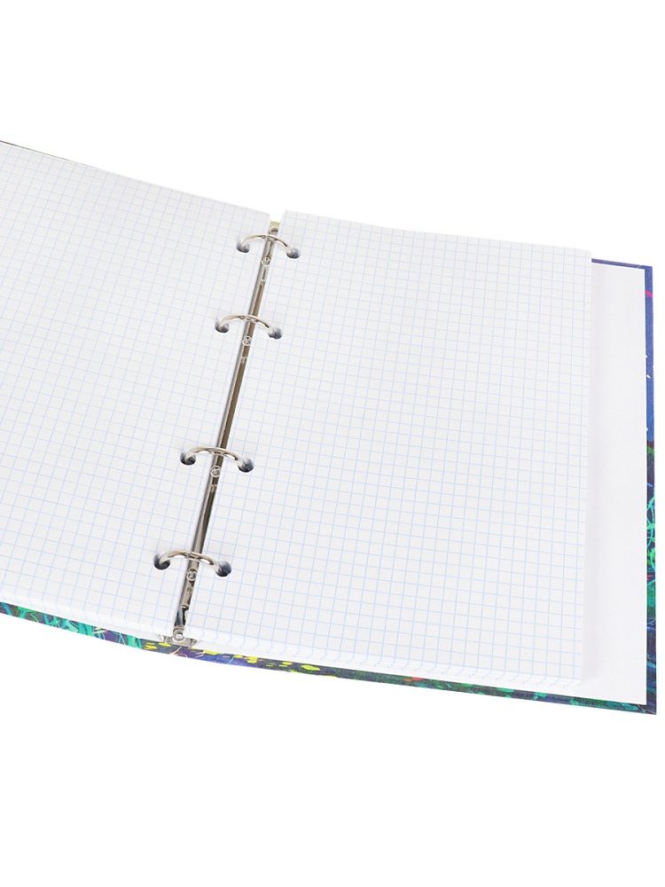 Тетрадь КЛЕТКА 160л. ГЛУБОКО В ОКЕАНЕ (160-2949) (на кольцах)