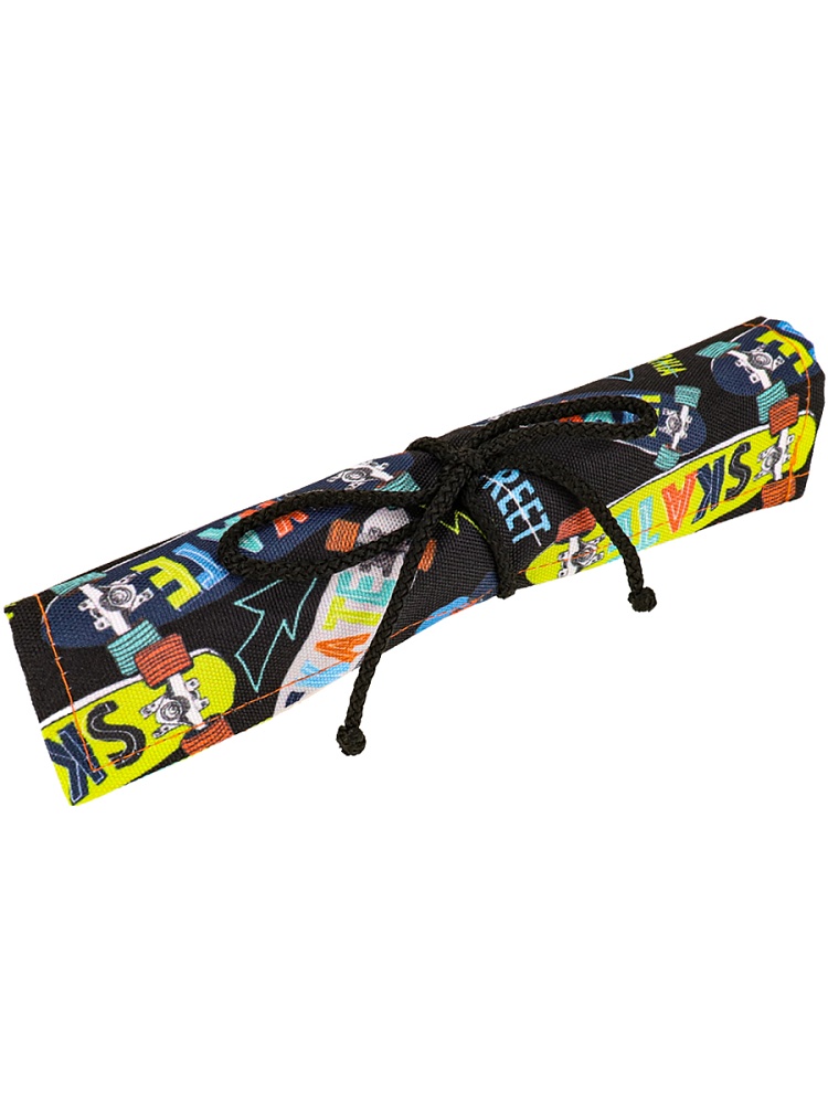 Пенал-скрутка МНОЖЕСТВО СКЕЙТОВ (ПН-5561) 200х50, печать на ткани