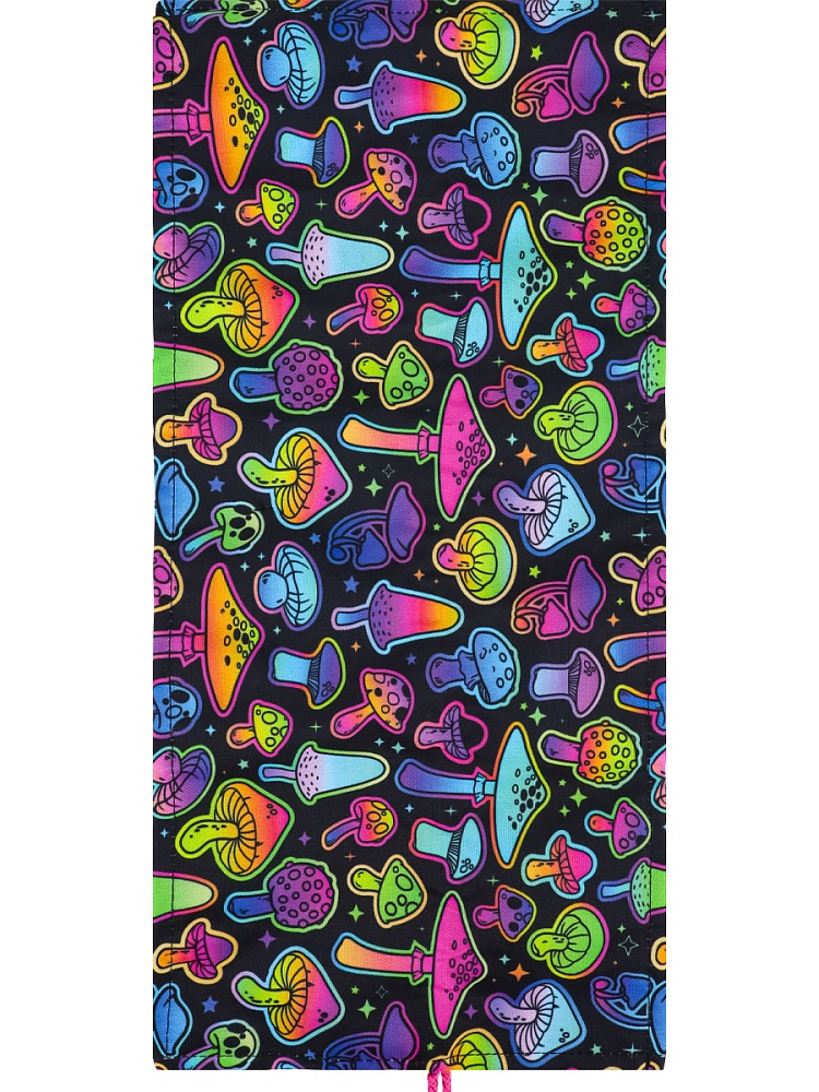 Пенал-скрутка НЕОНОВЫЕ ГРИБОЧКИ (ПН-5560) 200х50, печать на ткани