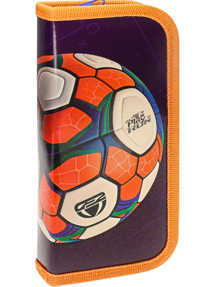 Пенал 1-секц, средний ФУТБОЛЬНЫЙ МЯЧ (ПН-1722) 190х90, ламинированный картон