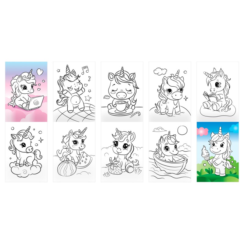 Раскраска А5, 10 стр. ТРИ СОВЫ "Для девочек"