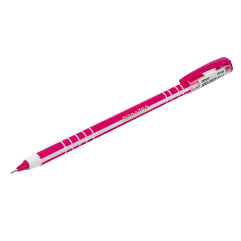 Ручка шариковая масляная ПИФАГОР "Softy", СИНЯЯ, корпус ассорти, узел 0,7 мм, линия письма 0,35 мм