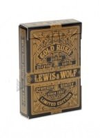 Игральные карты серия "Lewis & Wolf" Gold Rush Limited edition 54шт/колода(poker size index jumbo. 6