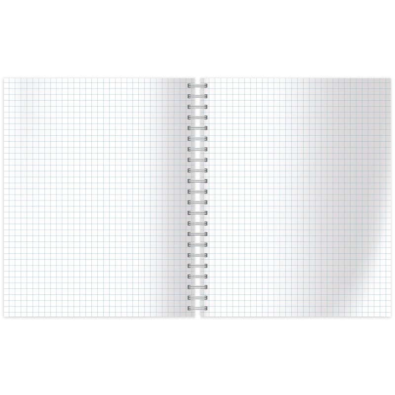 Тетрадь 80л., А5, клетка на гребне MESHU "Neko", двойная обложка, матовая ламинация, тиснение фольгой