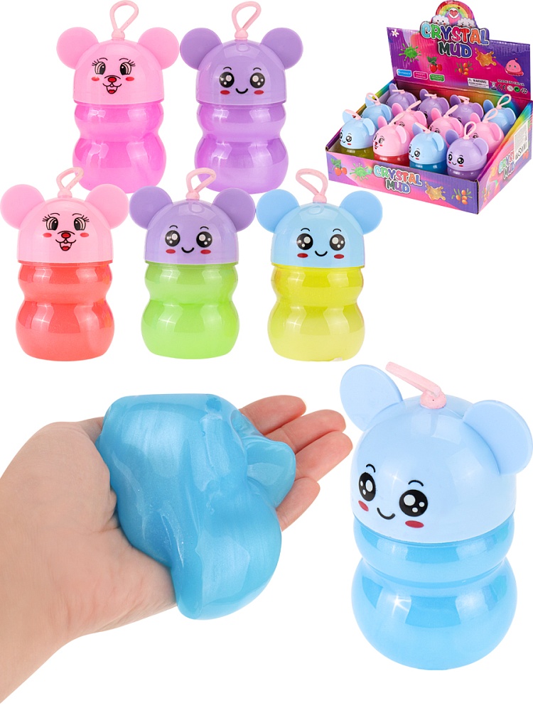 Слайм (12 шт в ш/б, 4 вида микс) 95 гр. (арт. JD3740)