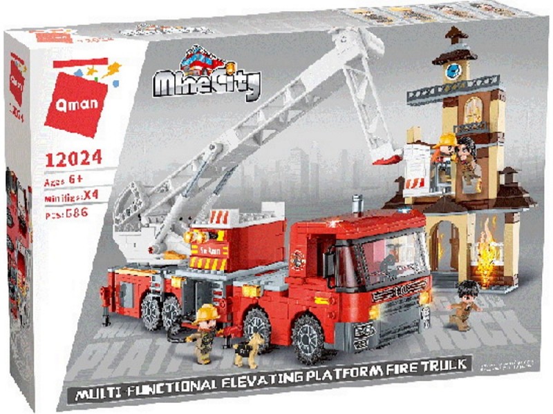 Конструктор пластиковый "Пожарный кран" (686 дет.) ( Арт. 12024Q)