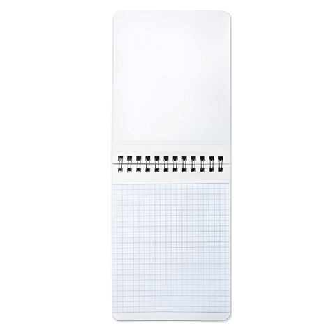 Блокнот МАЛЫЙ ФОРМАТ А6 108х145 мм, 40 л., гребень, картон, клетка, BRAUBERG KIDS, "Зверята"