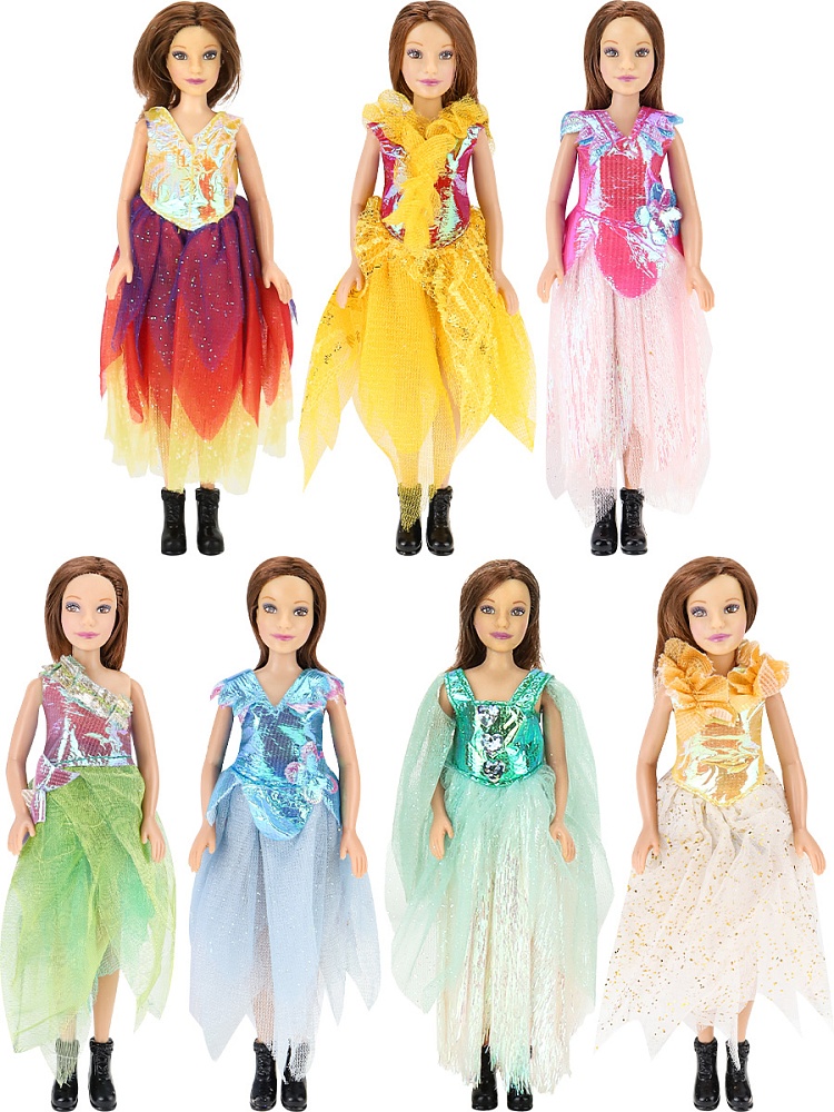 Кукла 17 см (7 видов микс, в пакете) (арт. ИК-0416)