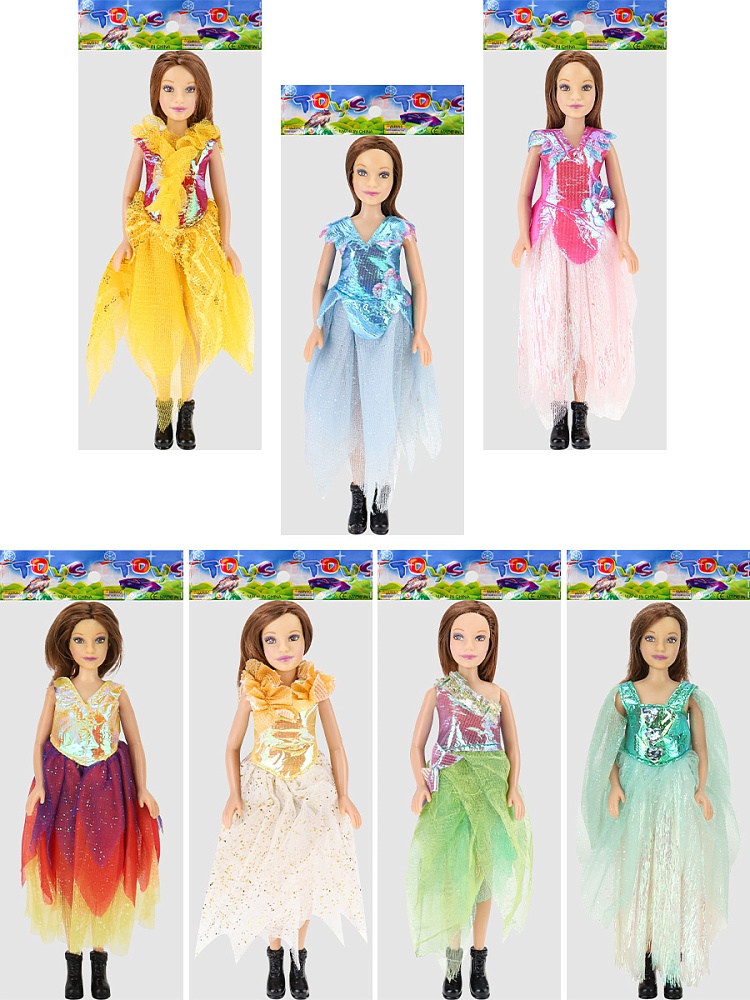 Кукла 17 см (7 видов микс, в пакете) (арт. ИК-0416)