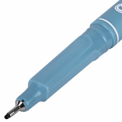 Ручка капиллярная CENTROPEN "Document", ЧЕРНАЯ, трехгранная, линия письма 0,7 мм