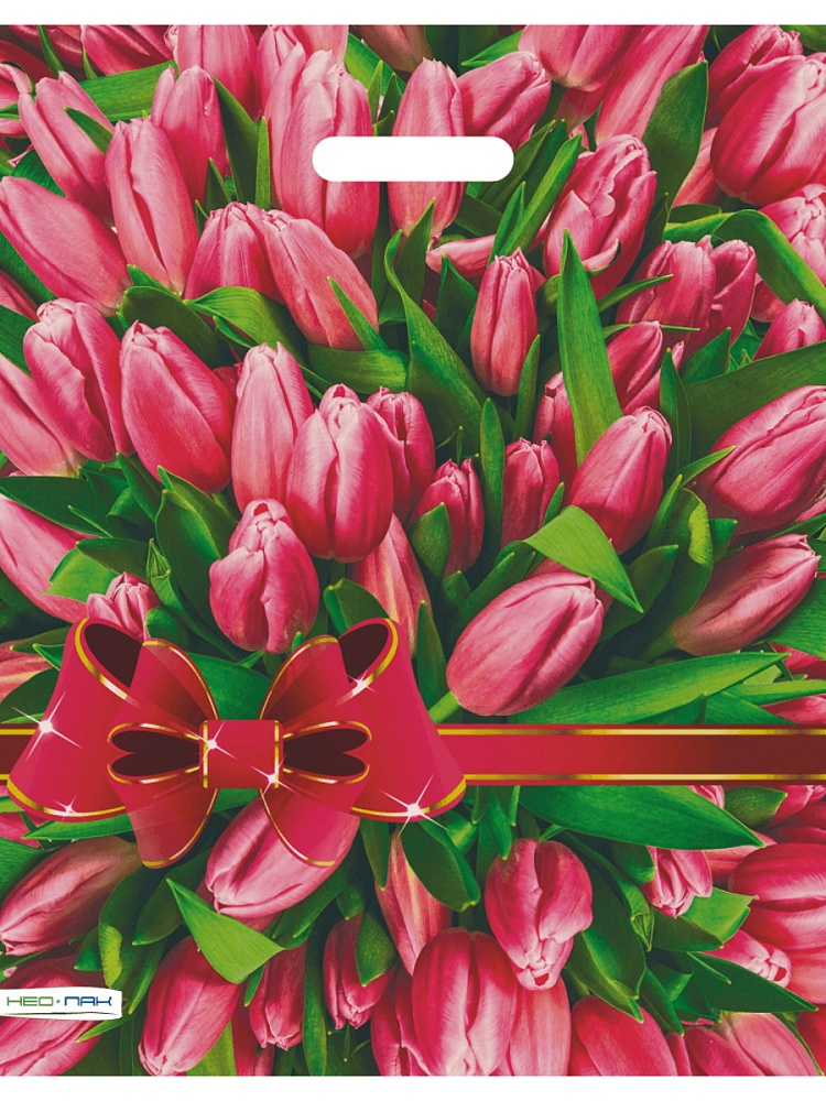 Пакет полиэтиленовый вырубной Атласный бант 37х46/30 мкм НФ-00029294