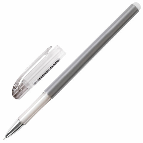 Ручка стираемая гелевая STAFF "College", ЧЕРНАЯ, игольчатый узел 0,5 мм, линия письма 0,38 мм