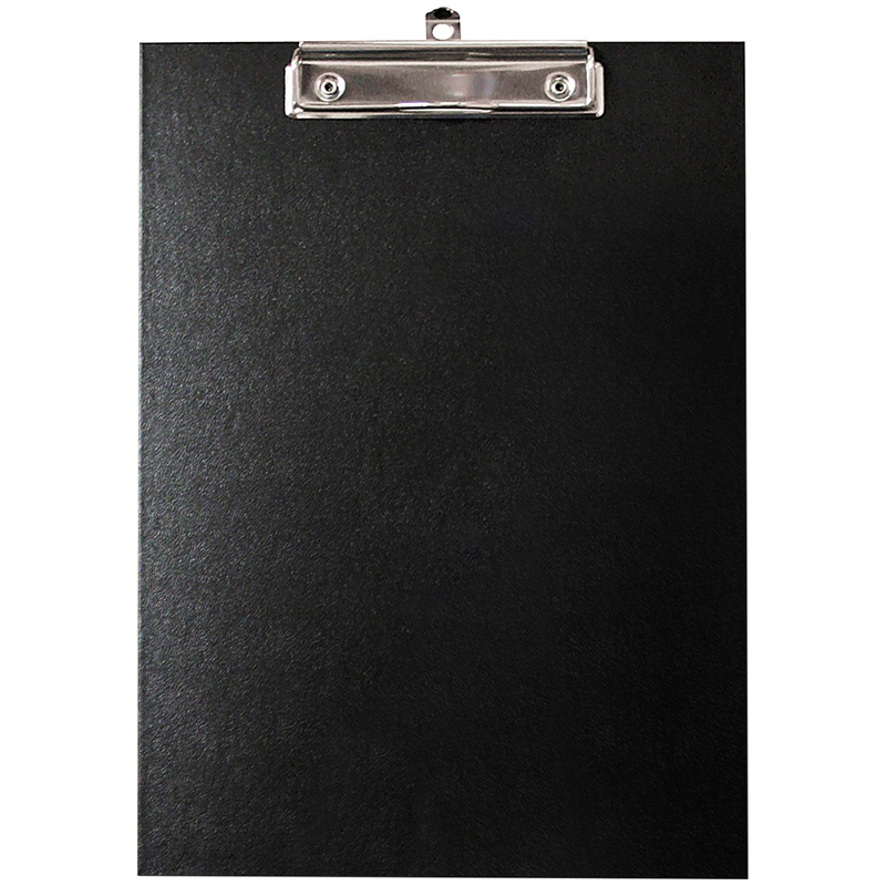 Папка-планшет с зажимом Erich Krause "Standard" А4, черный твердый. 1.2 толщина