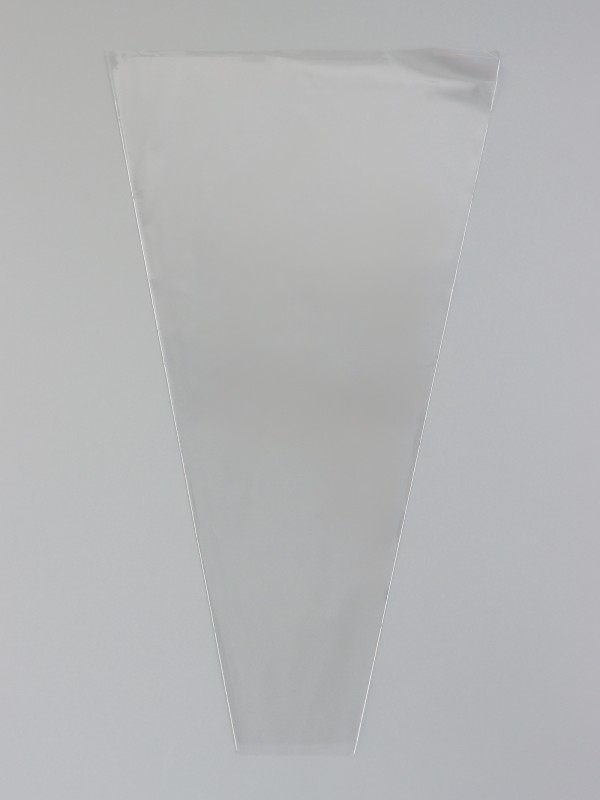 Пакет для цветов, конус, 6+23+40 см, прозрачный