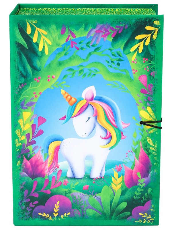 Коробка-книга "Единорог" (120х180х50) КК-4838