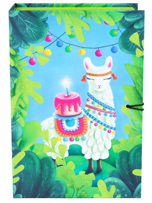 Коробка-книга "Лама" (120х180х50) КК-4837