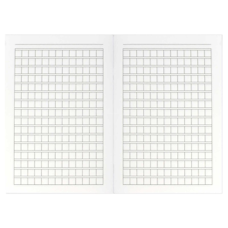 Тетрадь для записи иероглифов арт. 65086 НИНДЗЯ 24 л. обложка - мелованный картон, вн.блок - белый офсет, 65 г/м², мягкий переплёт (2 скобы), справочн