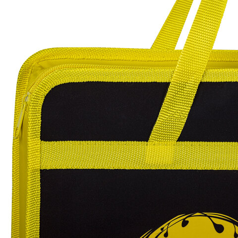 Папка на молнии с ручками BRAUBERG А4, 1 отделение, пластик, 80 мм, OFF, 271465