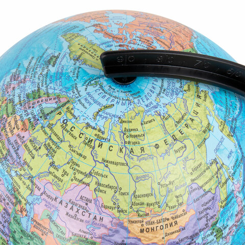 Глобус политический 21см на черной подставке
