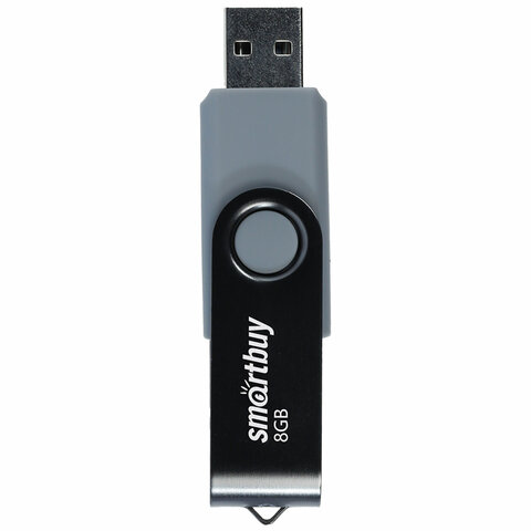 Память Smart Buy "Twist" 8GB, USB 2.0 Flash Drive, черный SB008GB2TWK