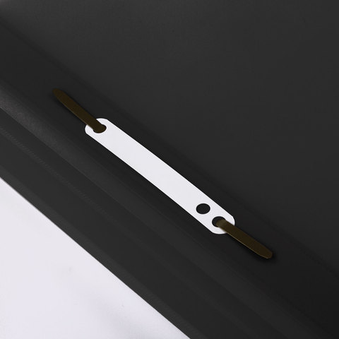 Скоросшиватель пластиковый BRAUBERG, А4, 130/180 мкм, черный