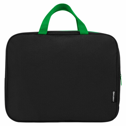 Папка на молнии с ручками BRAUBERG А4, 1 отделение, полиэстер, 80 мм, "Space strike"