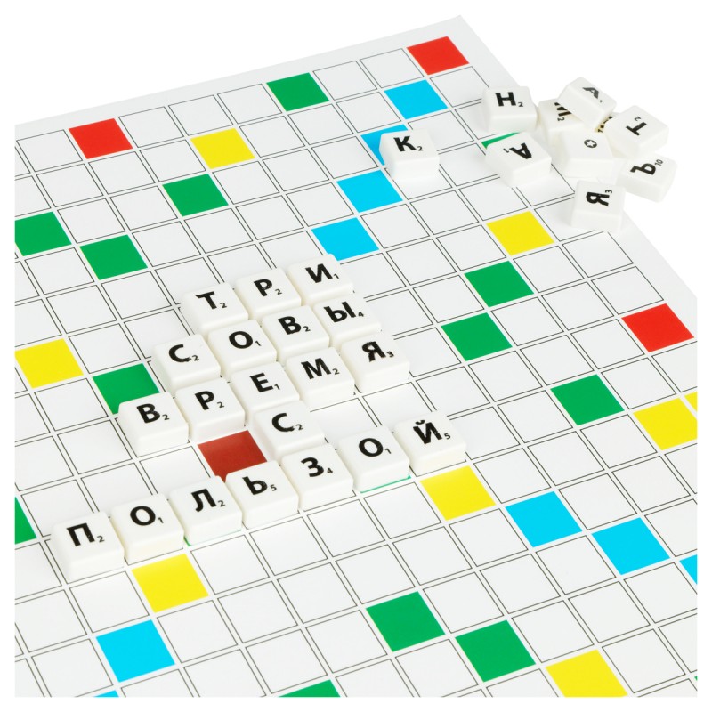 Игра настольная ТРИ СОВЫ "Словодел", 27*27см, картонная коробка НИ_54127