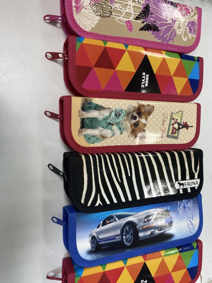 Пенал 1-секц, малый АССОРТИ (ПН-3156) 190х65, ламинированный картон АКЦИЯ