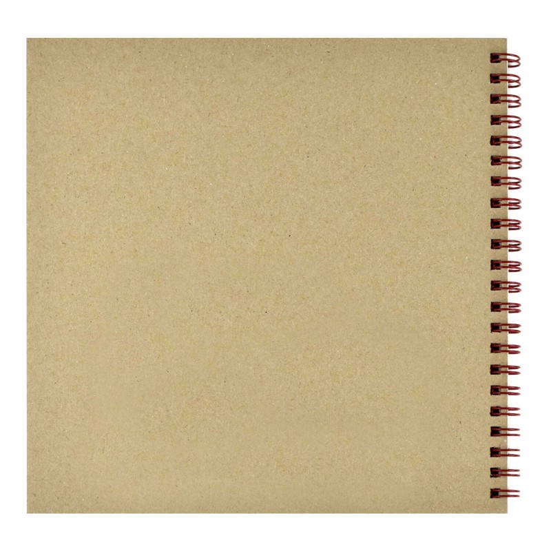 Альбом для рисования (Скетчпад) 195х195 мм, 40 л, блок - белый офсет 100 г/м², арт. 64863 ЗЕРКАЛО ДУШИ /обложка полноцветная печать, гребень по коротк