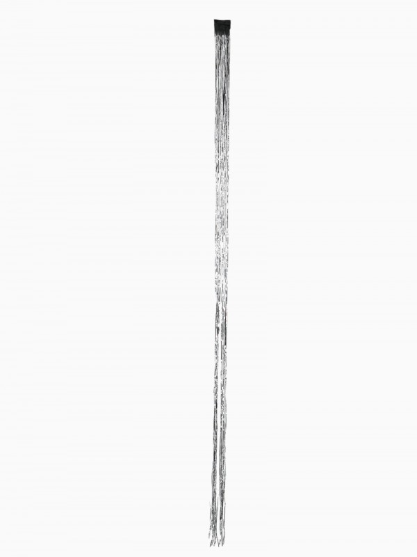 Дождик новогодний серебристый, b-7.5 см, L-200 см