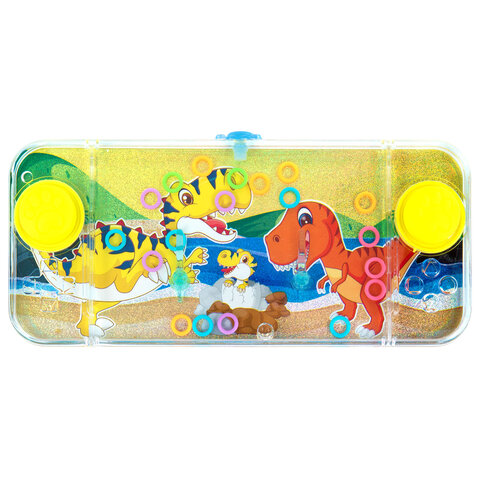 Водная игра ДИНОЗАВРИКИ, 15х7 см, колечки, ассорти, 4 вида, JOLLY JOT