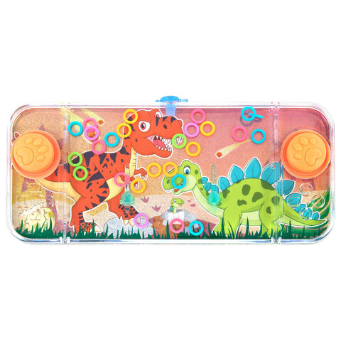 Водная игра ДИНОЗАВРИКИ, 15х7 см, колечки, ассорти, 4 вида, JOLLY JOT