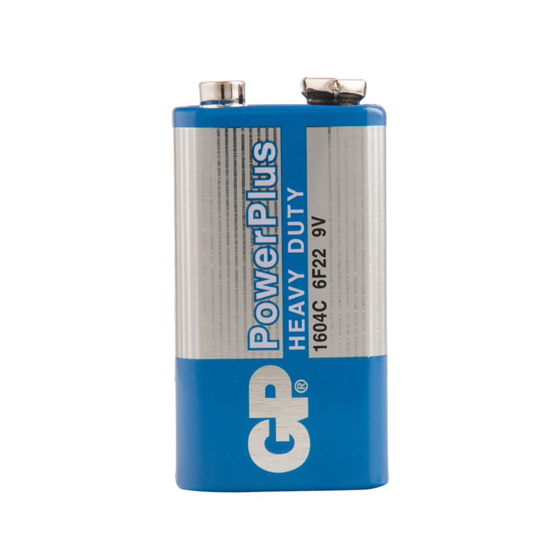 Батарейка GP PowerPlus MN1604 (6F22) Крона, солевая, OS1 GP 1604CEBRA-2