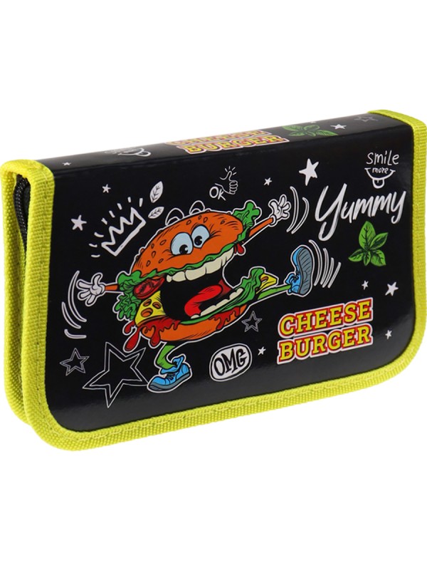 Пенал 1-секц, большой ГИГАНТСКИЙ ЧИЗБУРГЕР 190х115, ламинированный картон