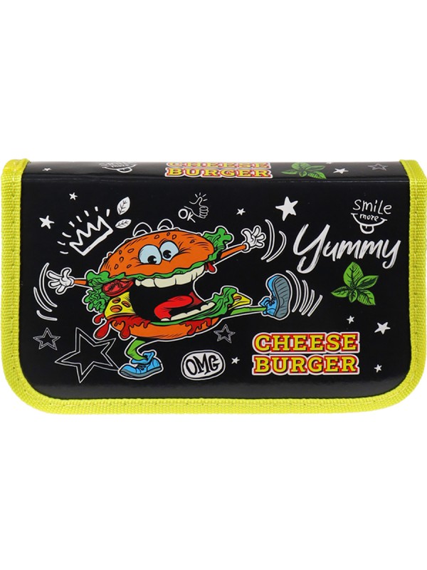 Пенал 1-секц, большой ГИГАНТСКИЙ ЧИЗБУРГЕР 190х115, ламинированный картон