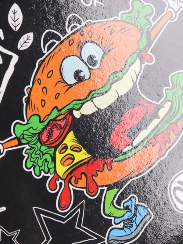 Пенал 1-секц, большой ГИГАНТСКИЙ ЧИЗБУРГЕР 190х115, ламинированный картон