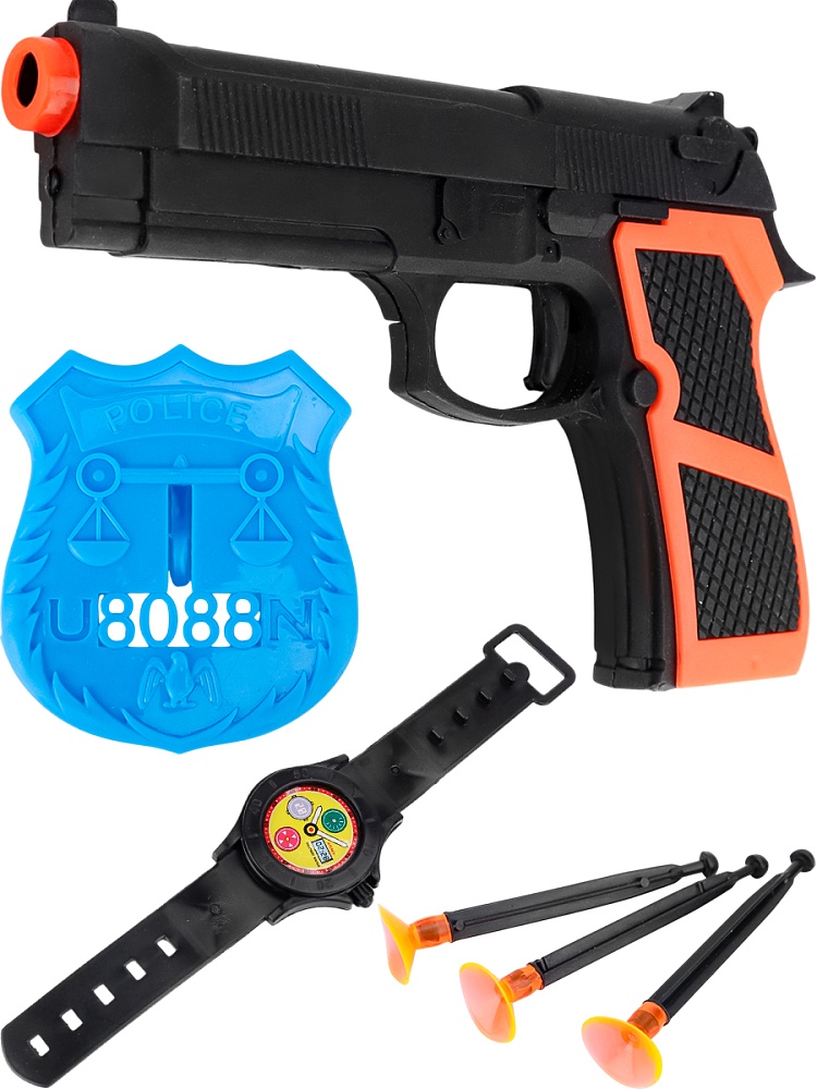 Игровой набор "Полиция" (14х3х20 см, 6 предметов, в пакете) (арт.2957034)