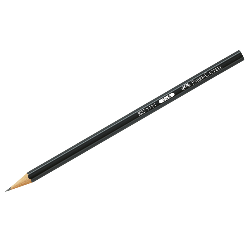 Карандаш ч/г Faber-Castell 1111 2B, заточен.