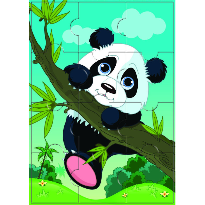 Пазлы магнитные А 4 Панда