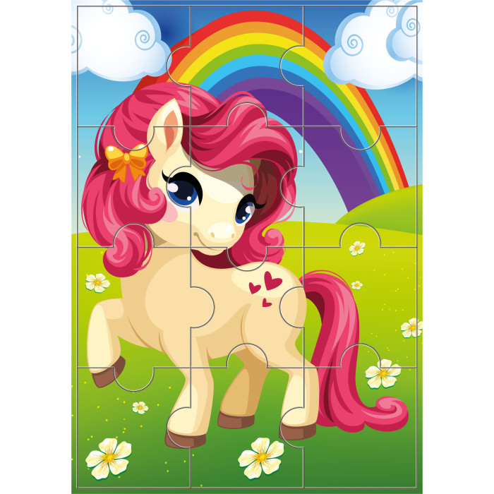 Пазлы магнитные А 5 пони