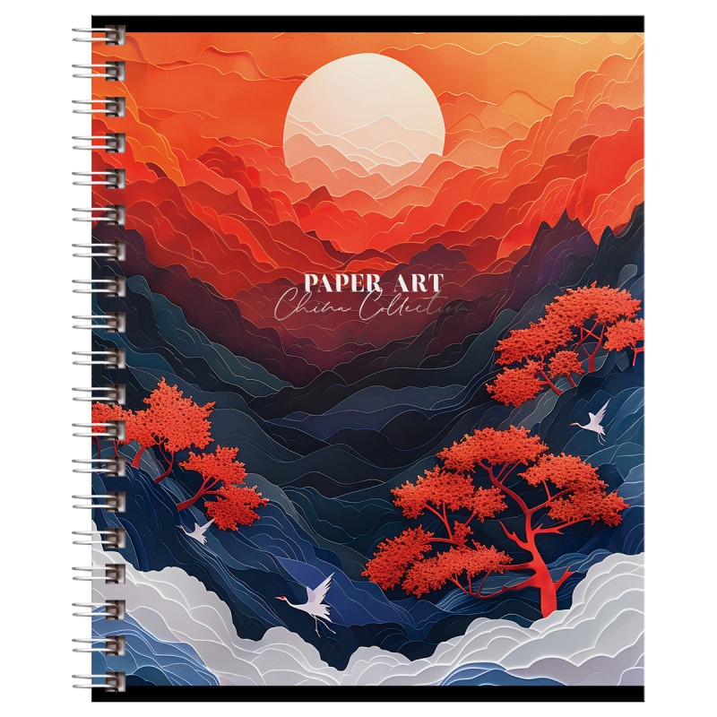 Тетрадь 48л., А5, клетка на гребне BG "Искусство", матовая ламинация, выборочный лак