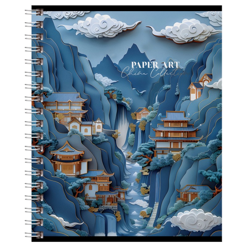 Тетрадь 48л., А5, клетка на гребне BG "Искусство", матовая ламинация, выборочный лак